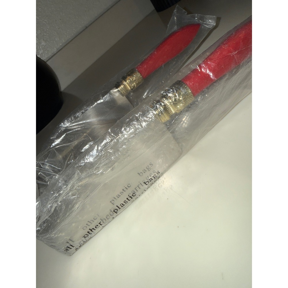 Debbie Meyer CakeCutters Stainless Steel Red Gold Patented Cake Slicer Server - Picture 2 of 5